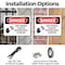 Signmission Keep Fingers Clear Of Machine Motion Danger Sign, Plastic, 10in W x 7in L, 2PK OS-2PACK-DS-P-710-L-1386 - alternate 4